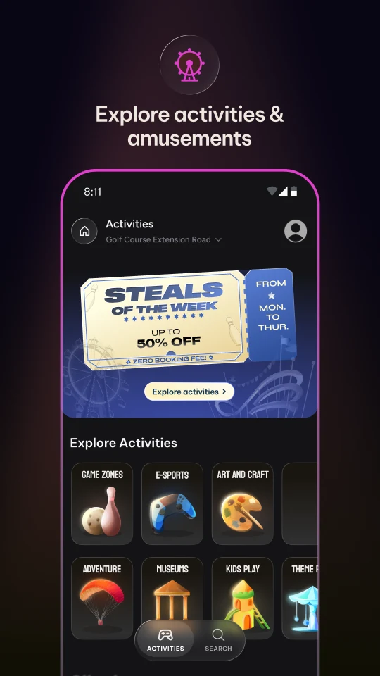 District: Movies Events Dining screenshot